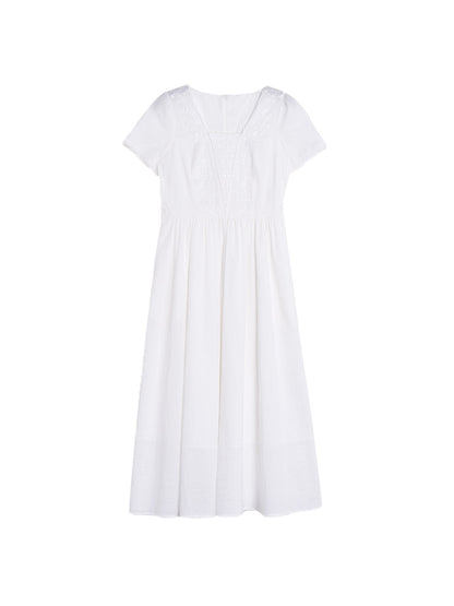 May™ | Robe en coton brodée