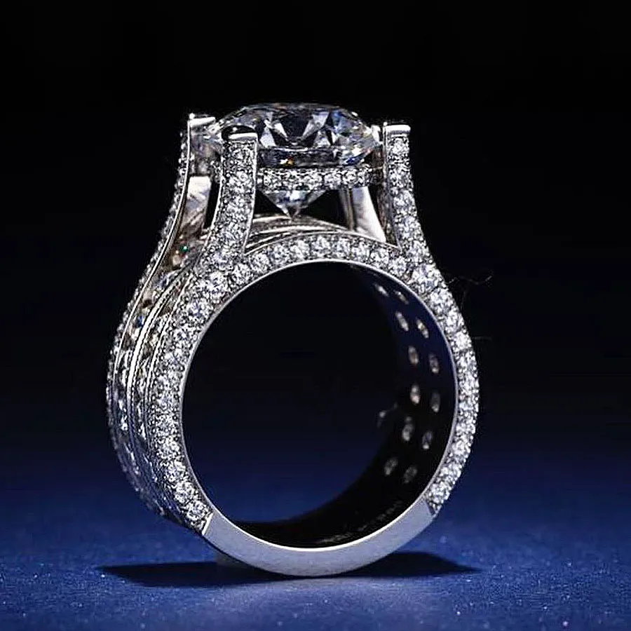 Sanae™ | Bague de fiançailles ronde 3 carats
