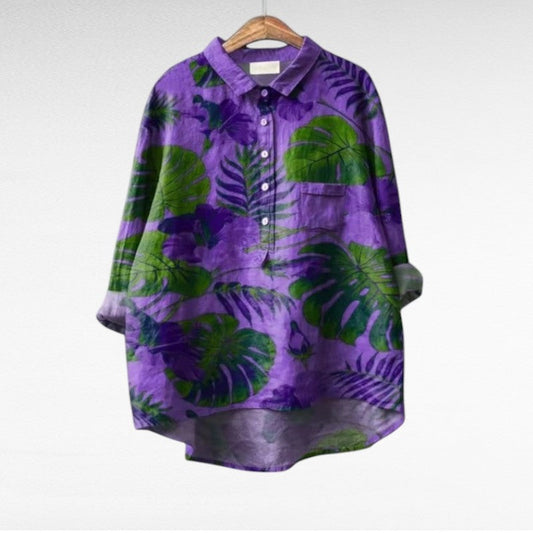 Maëlys™ | Blouse tropicale élégante