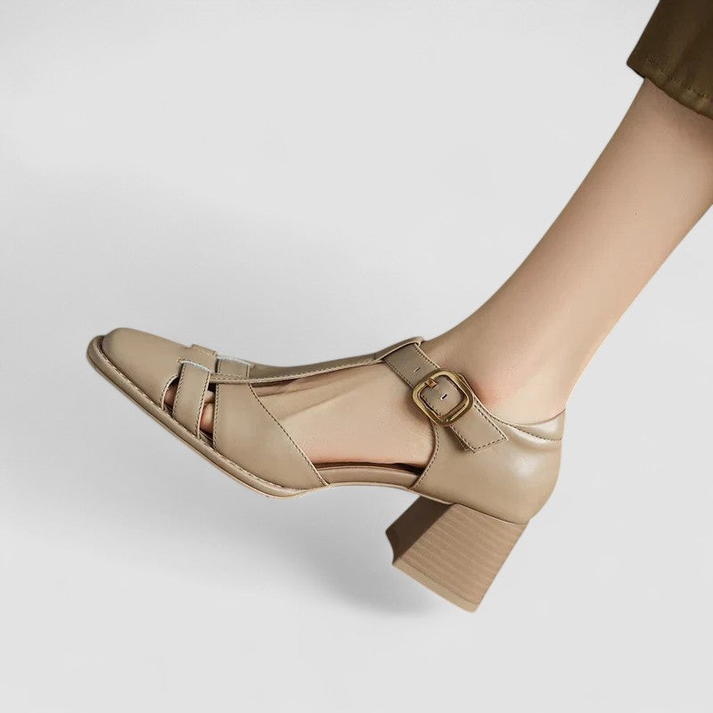 Elyxiana | Talons blocs orthopédiques à bride en T