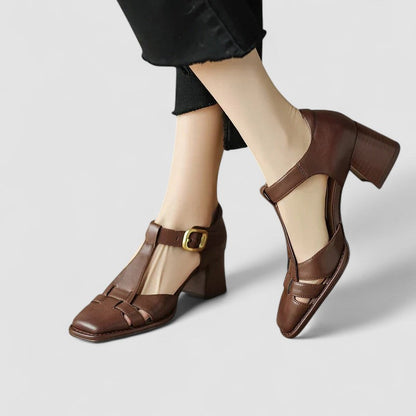 Elyxiana | Talons blocs orthopédiques à bride en T