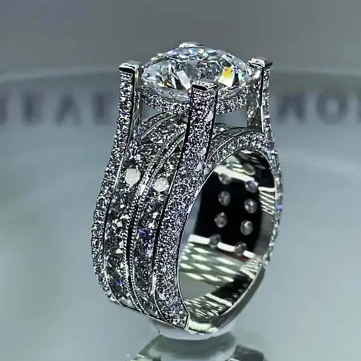 Sanae™ | Bague de fiançailles ronde 3 carats