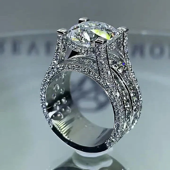 Sanae™ | Bague de fiançailles ronde 3 carats