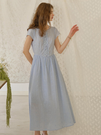 Malia™ | Robe en coton brodée