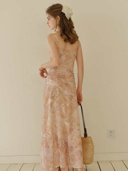 Claire™ | Robe imprimée à col drapé