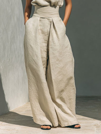 Maria™ | Ensemble de lin minimaliste