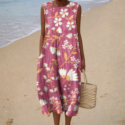 Manon™ | Robe Midi Fleurie Romantique