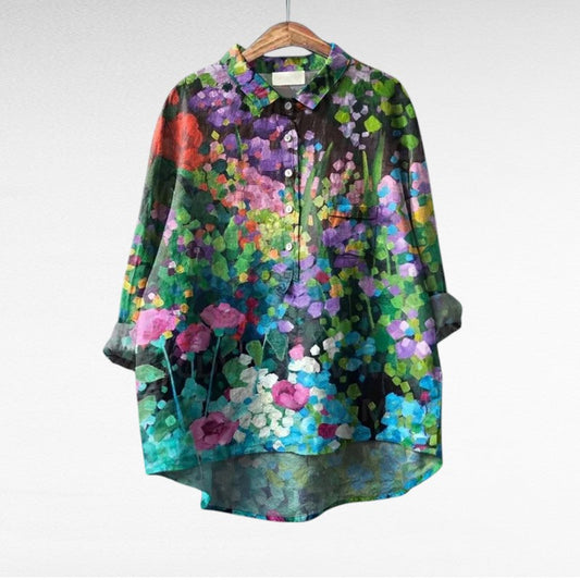 Esmée™ | Blouse florale artistique