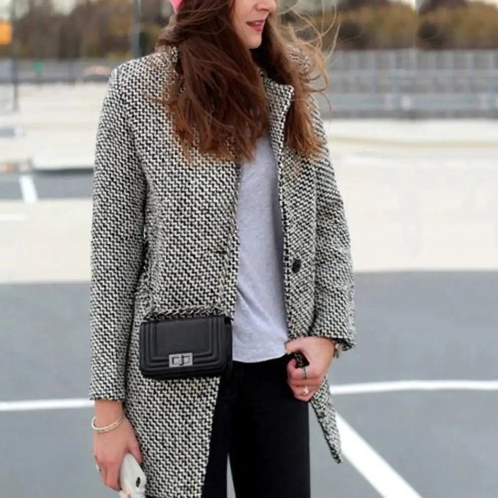 Evelyn | Manteau d'hiver en laine chic et intemporel