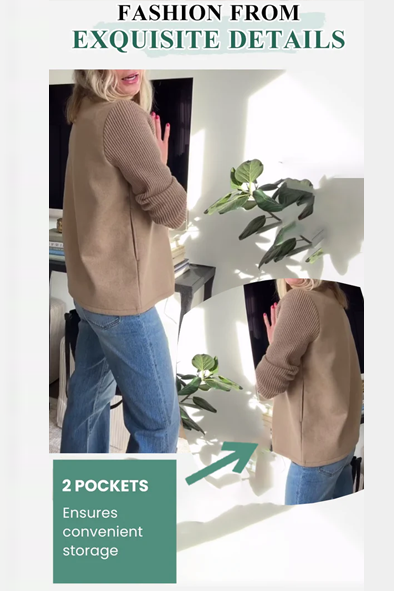 Pauline | Blazer chic et décontracté à boutons – élégance sans effort
