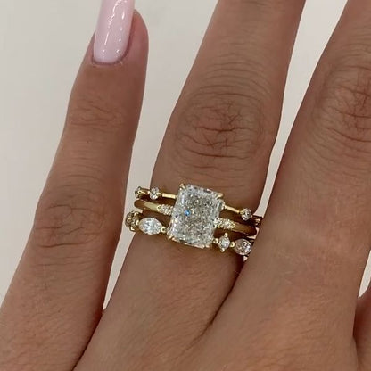 Isadora™ | Parure de mariée radiant marquise ronde