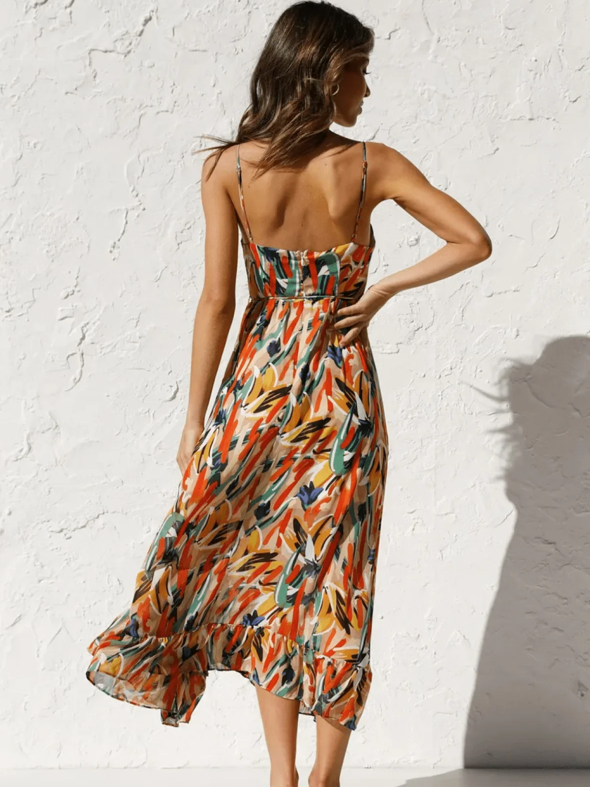 Chiara™ | Robe midi multicolore
