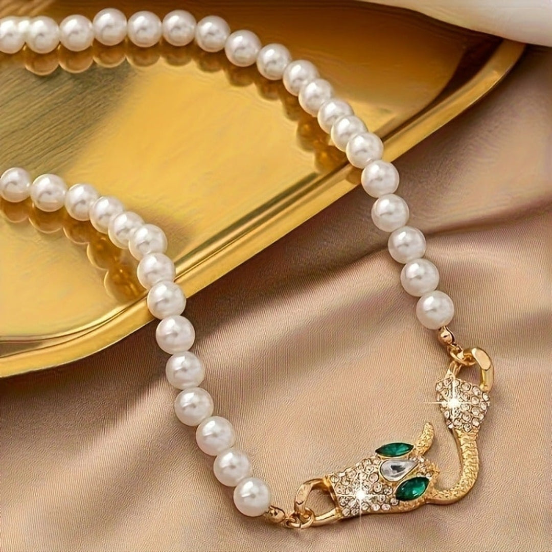 Aline™ | Collier serpent de perles