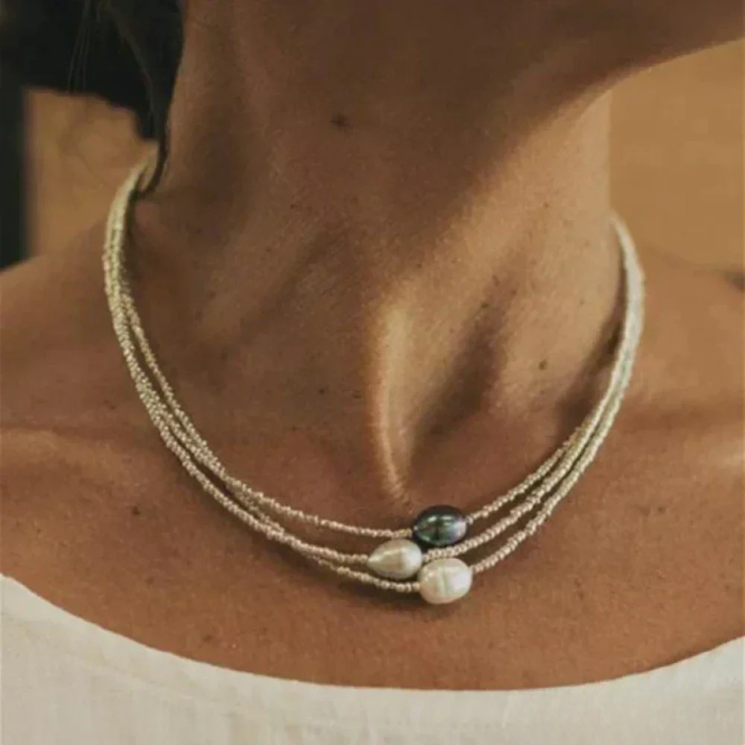 Araminta™ | Collier de perles d’inspiration antique