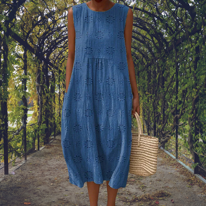Aikaterini™ | Robe sans manches élégante avec poches