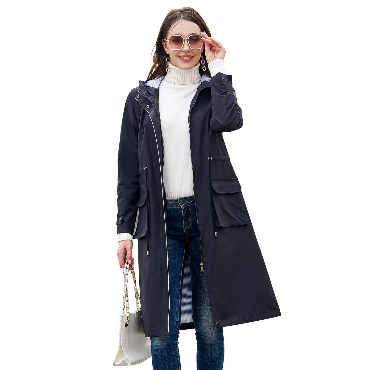 Bethany | Trench-coat imperméable au style résolument élégant
