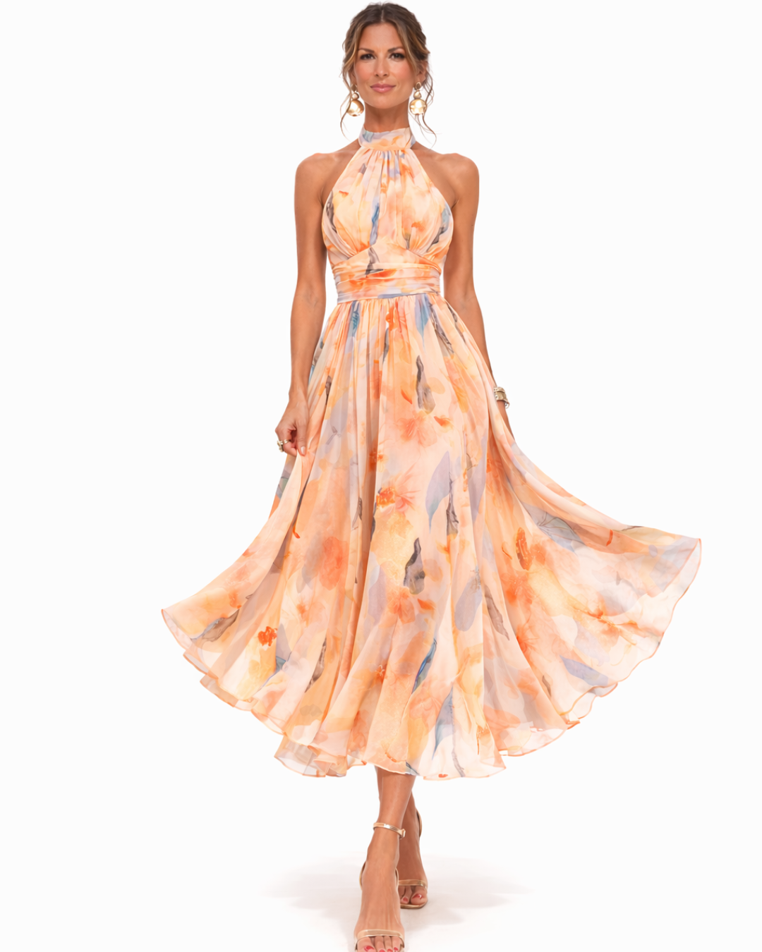 ZINNARA™ | ROBE MAXI COL HALTER