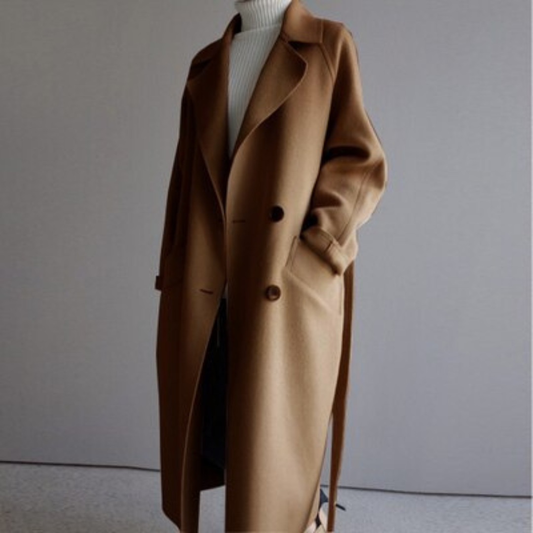 Lucie | Manteau Long Chic et Sophistiqué