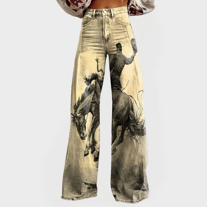 Weston™ | Jeans western à jambes larges