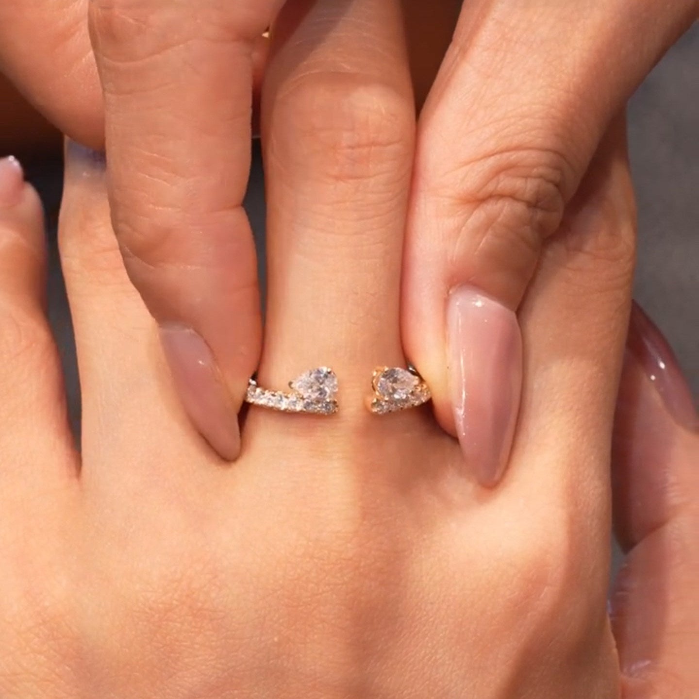 Evelina™ | Ensemble de mariage ovale 2 bagues