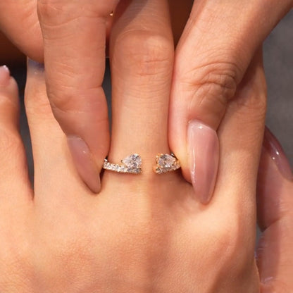 Evelina™ | Ensemble de mariage ovale 2 bagues