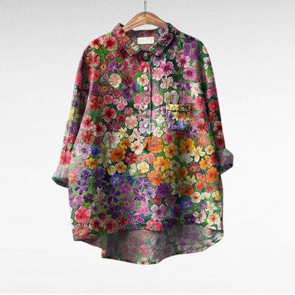 Esmée™ | Blouse florale artistique