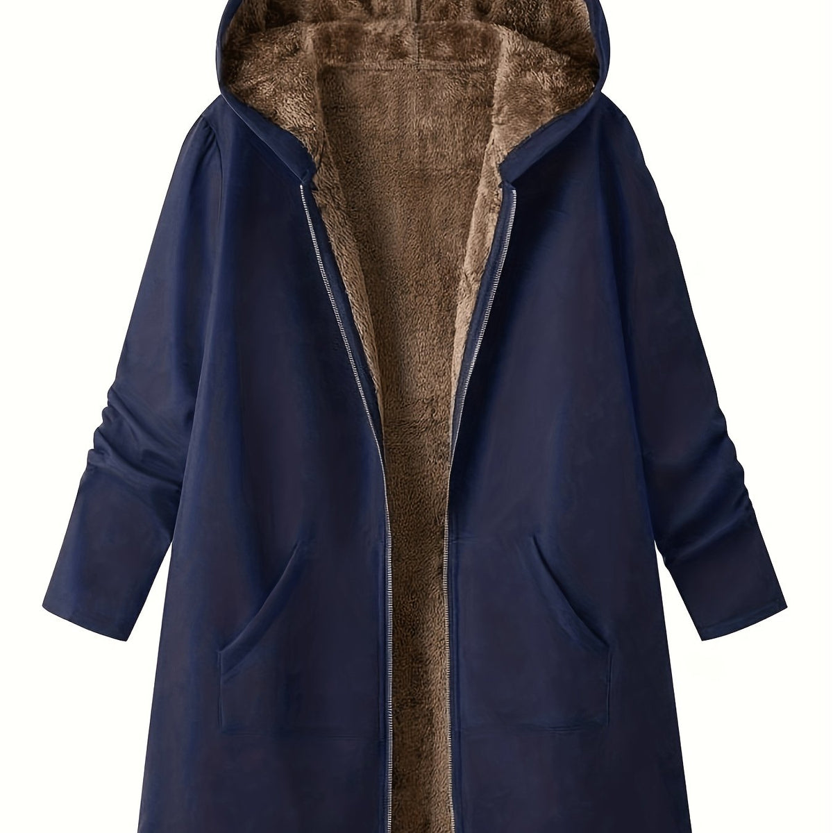 Fern | Veste longue à capuche