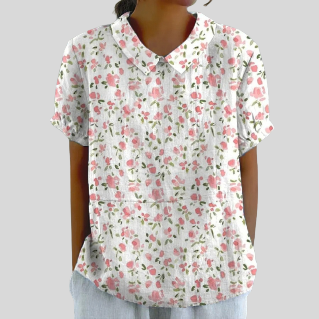 Juliette™ | Blouse fleurs miniatures