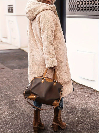 Camille | Manteau long réversible et douillet