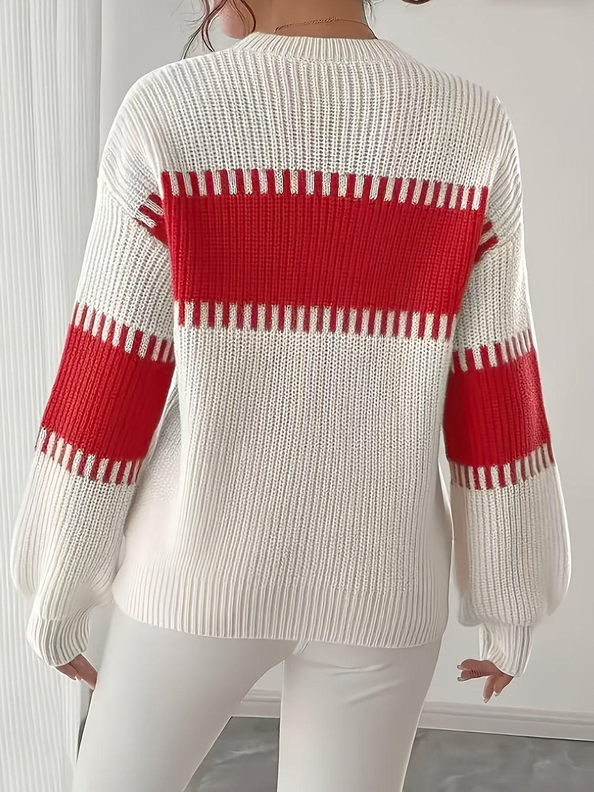 Adelaide | Pull rayé à empiècements colorés