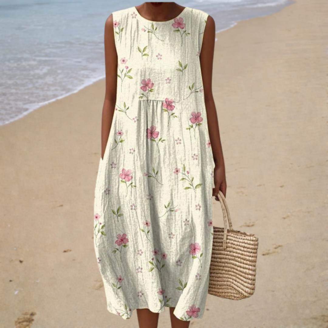 Élodie™ | Robe Midi Florale
