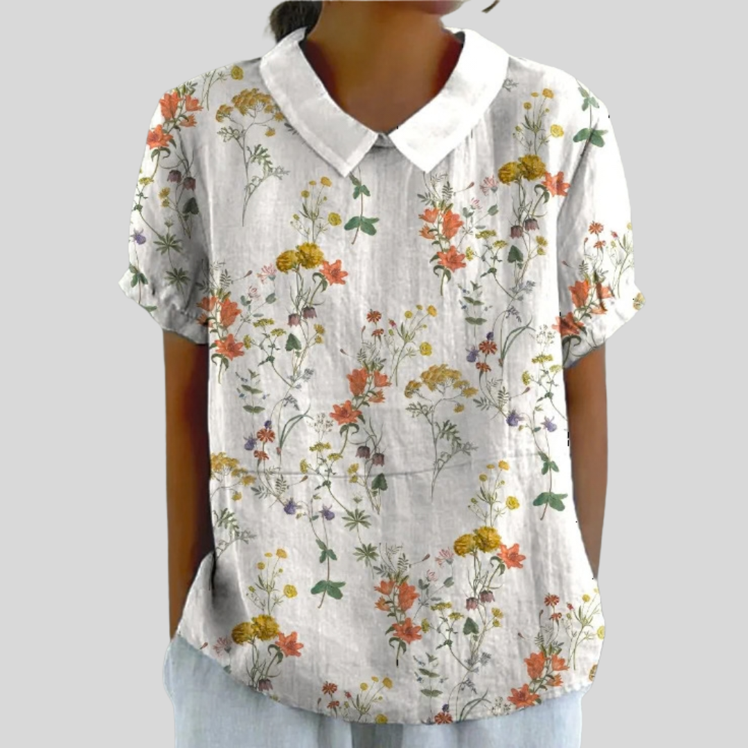 Flavie™ | Blouse fleurs sauvages