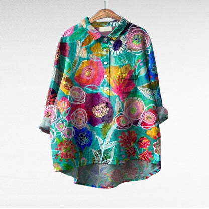 Esmée™ | Blouse florale artistique
