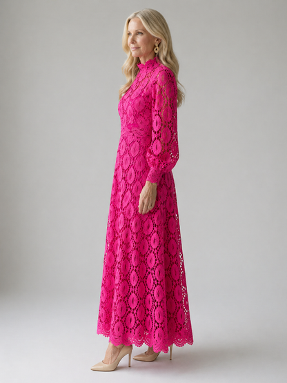 ELOAH™ | ROBE MIDI EN DENTELLE