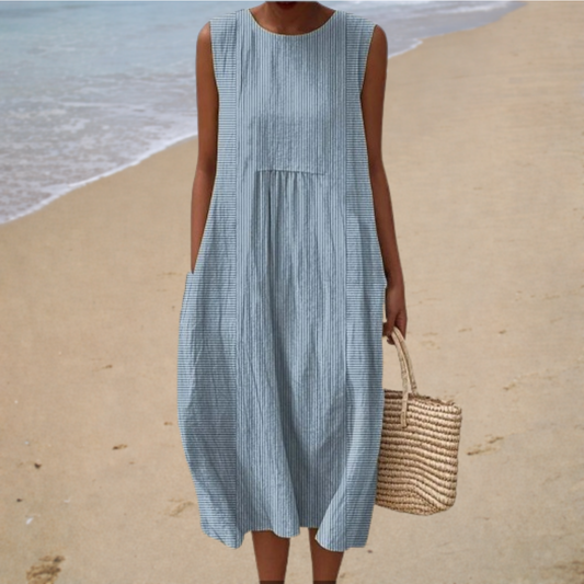 Noémie™ | Robe Midi Minimaliste