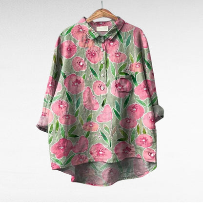 Esmée™ | Blouse florale artistique