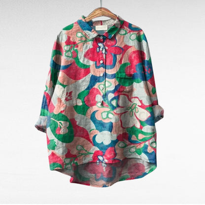 Esmée™ | Blouse florale artistique