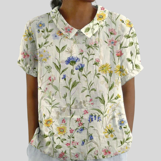 Mélodie™ | Blouse fleurs champêtres