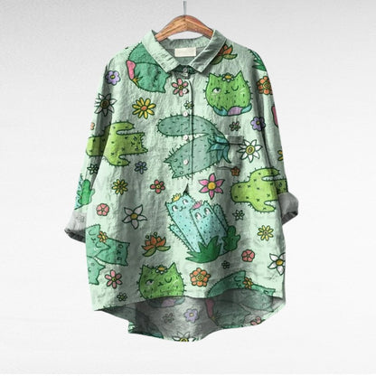 Esmée™ | Blouse florale artistique
