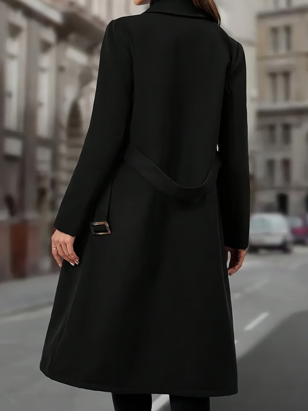 Aurelia | Manteau long à double boutonnage