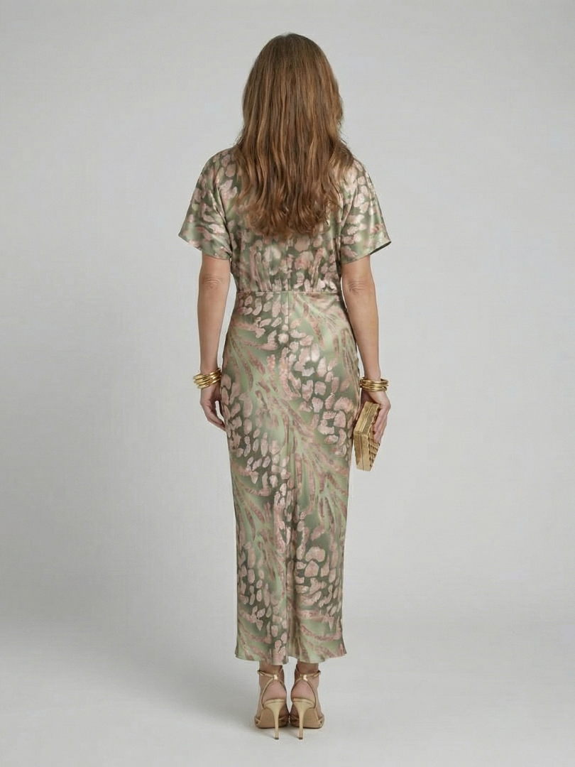 Laurette™ | Robe midi imprimée