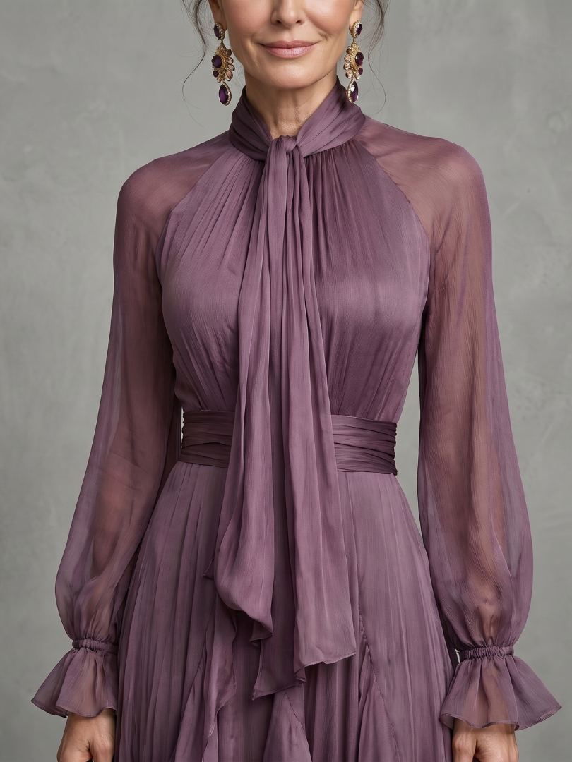 Zineb™ | Robe maxi lavallière