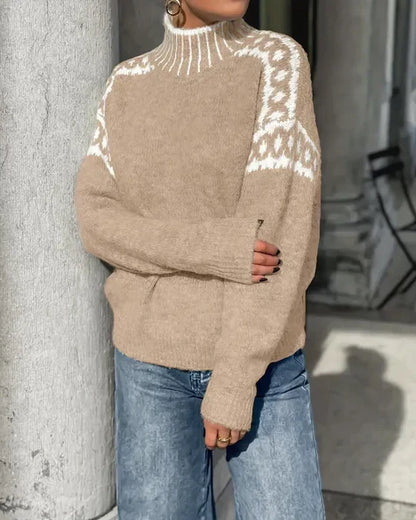 Heidi™ | Pull douillet en maille à motifs