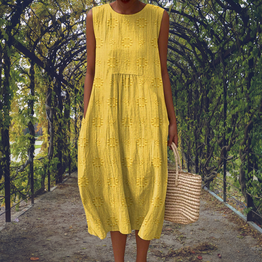 Aikaterini™ | Robe sans manches élégante avec poches