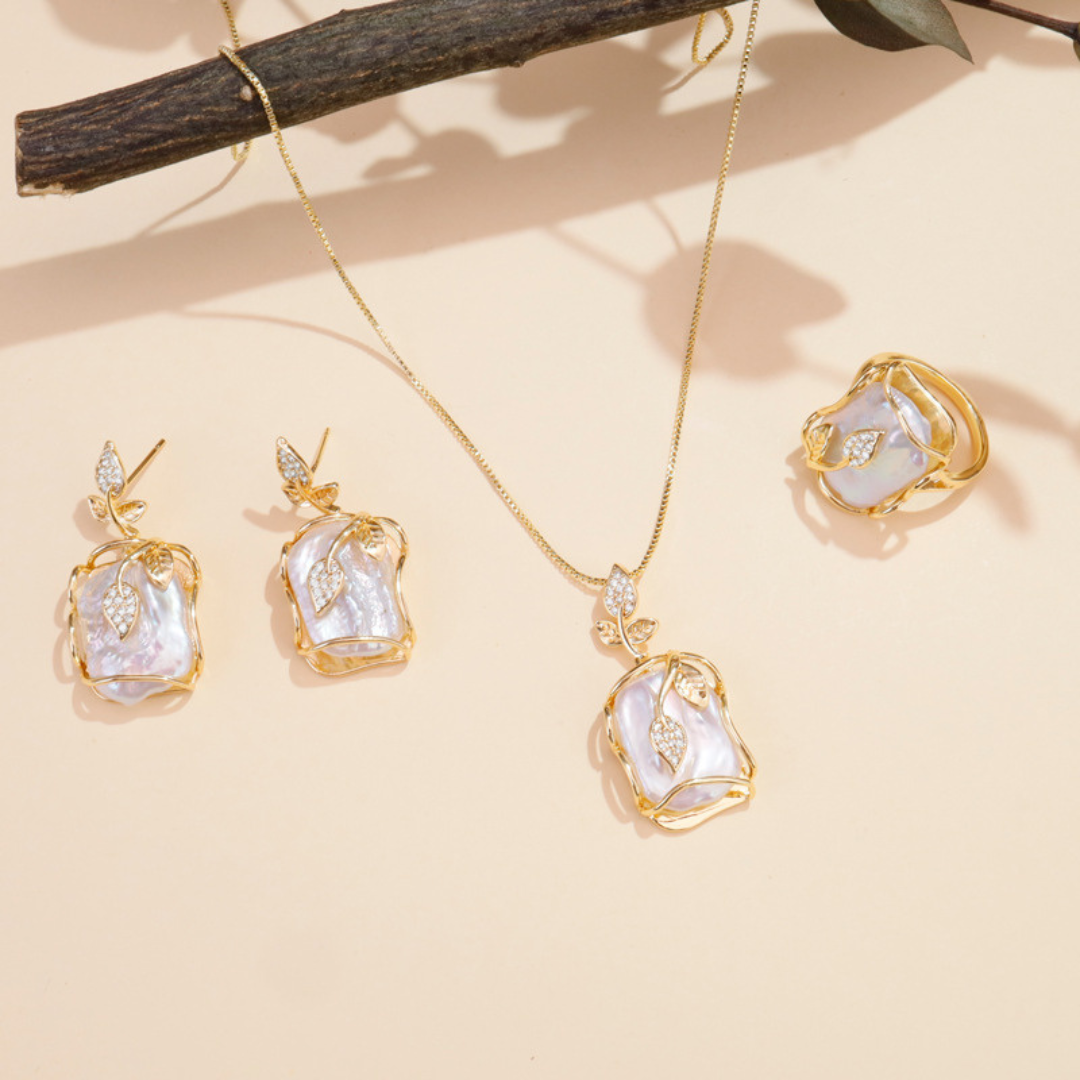 Cécile™ | Parure de perles éthérées