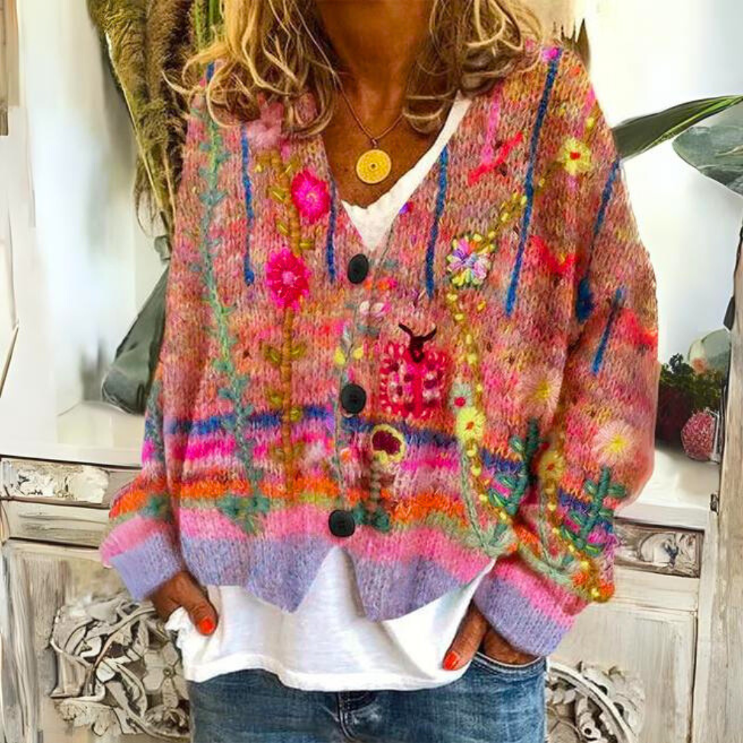 Leilani | Cardigan brodé de haute qualité