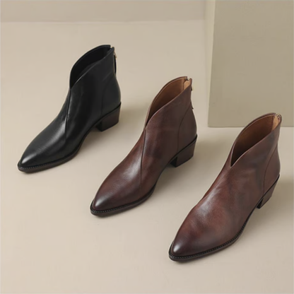 Alwine™ | Bottines élégantes en cuir