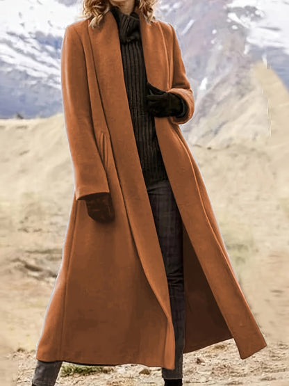 Gwendolyn | Manteau long drapé