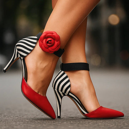 ANGELA™ | Escarpins Fleuris