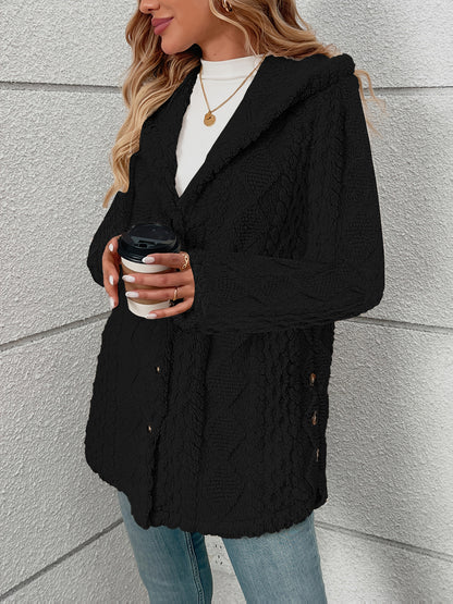 Sloane | Veste texturée à capuche
